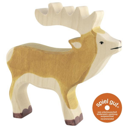 Holztiger Hirsch