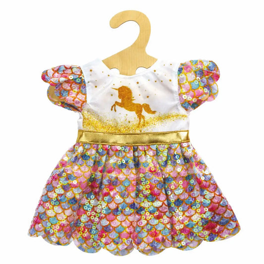Kleid Einhorn GoldY Gr. 28-35 cm