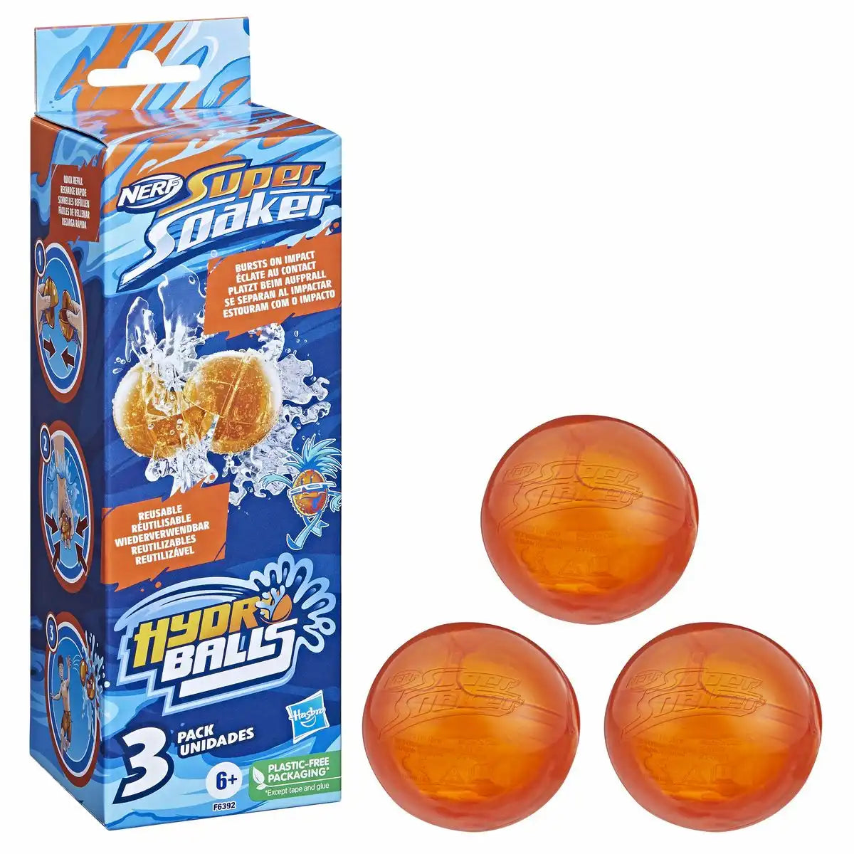 NERF Super Soaker HYDRO BALLS 3er