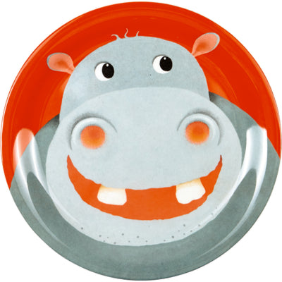 Melamin Teller Hippo Freche Rasselbande