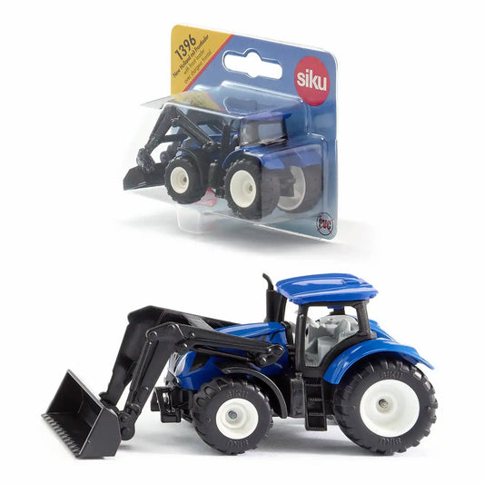 siku 1396 New Holland mit Frontlader blau
