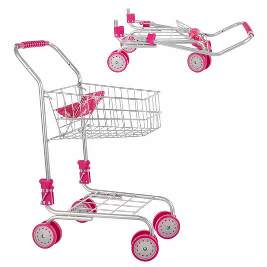 Einkaufswagen aus Metall, Klappbar