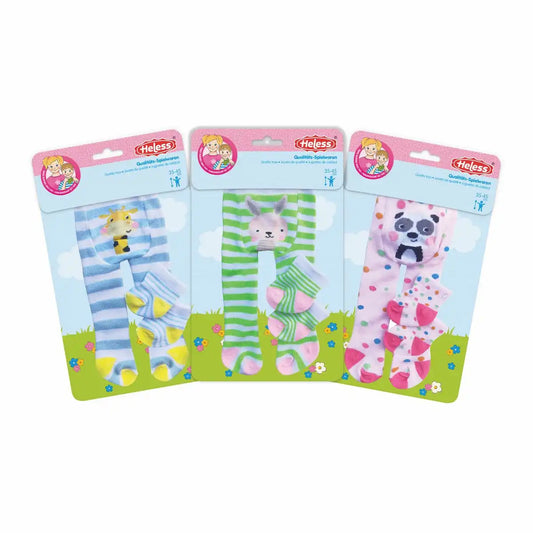 Strumpfhose mit Söckchen Tiere Größe 28-35cm