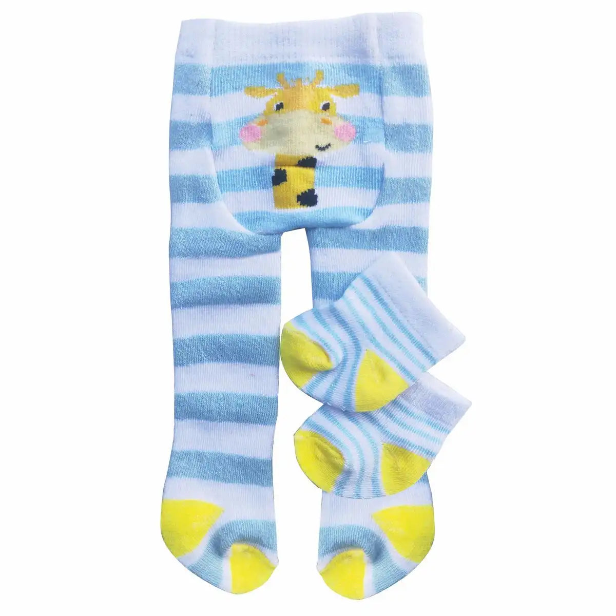 Strumpfhose mit Söckchen Tiere Größe 28-35cm