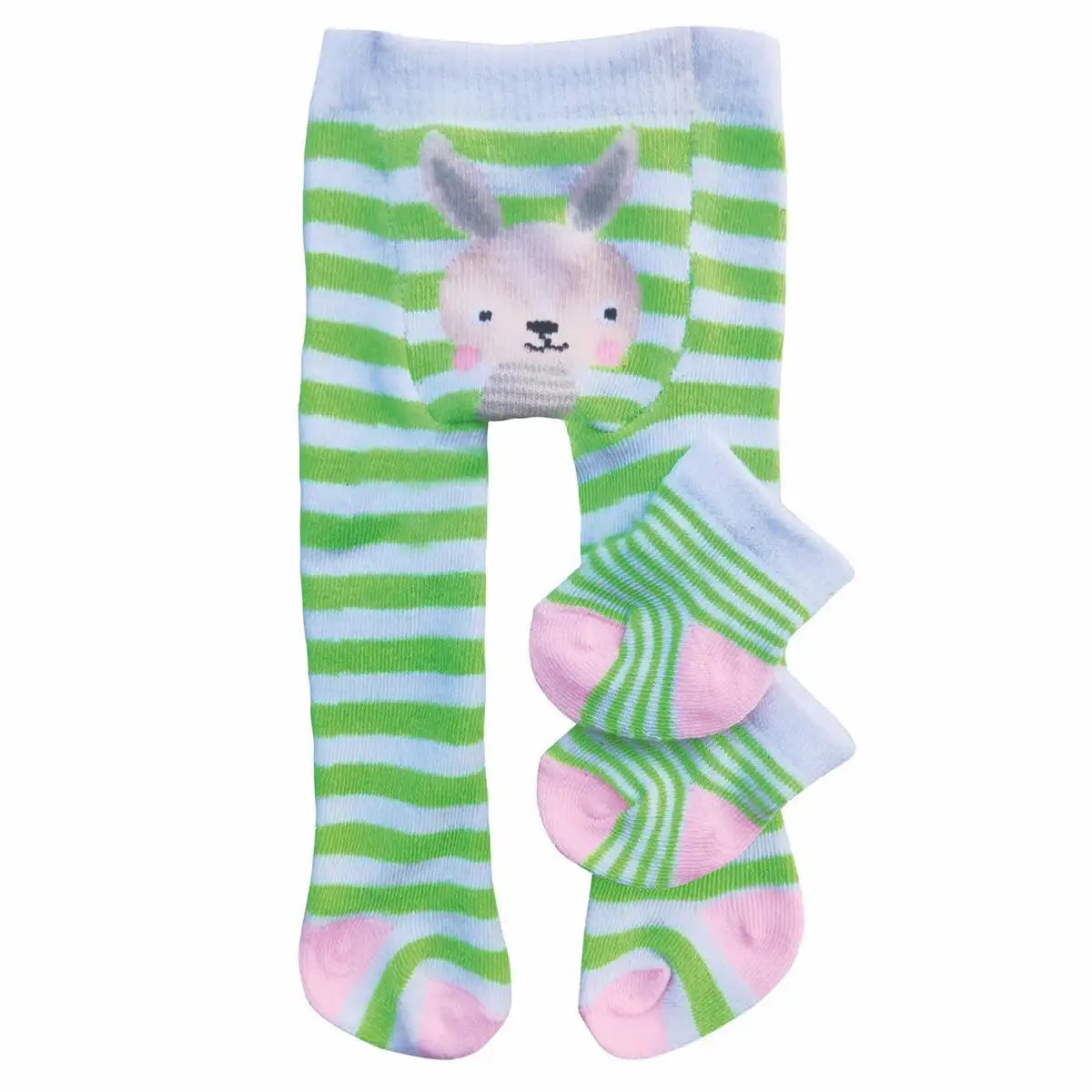 Strumpfhose mit Söckchen Tiere Größe 28-35cm