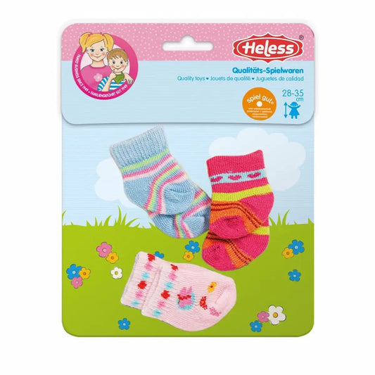 Puppen Söckchen mehrfarbig Größe 28-35cm