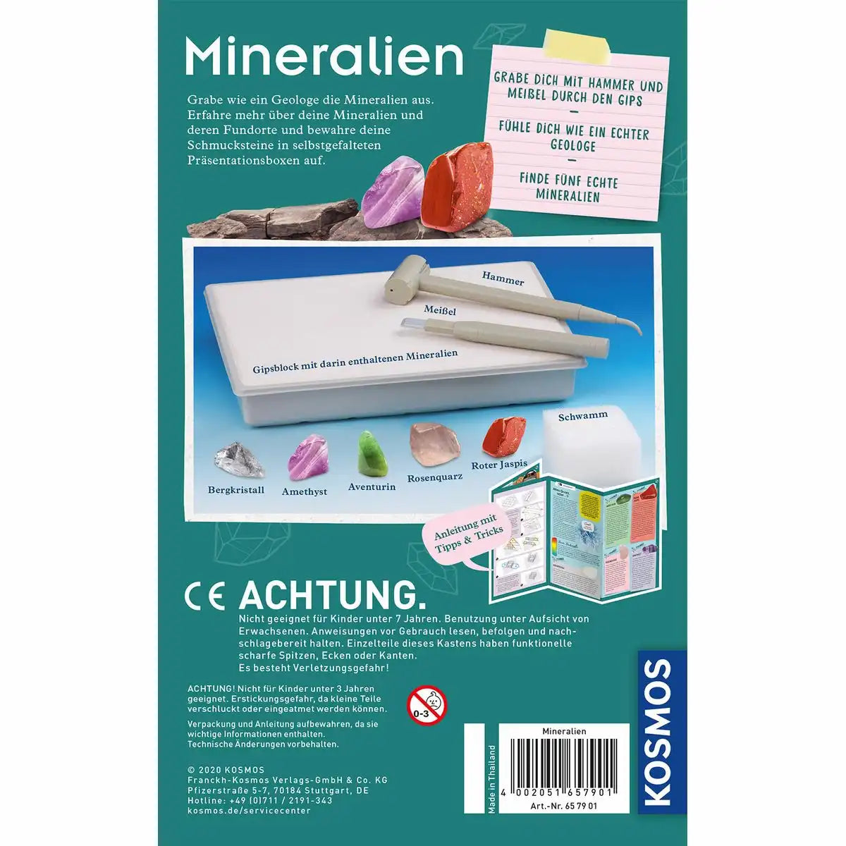 Ausgrabungsset Mineralien