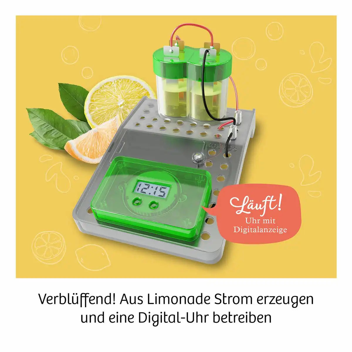Experimentierkasten Limo Uhr