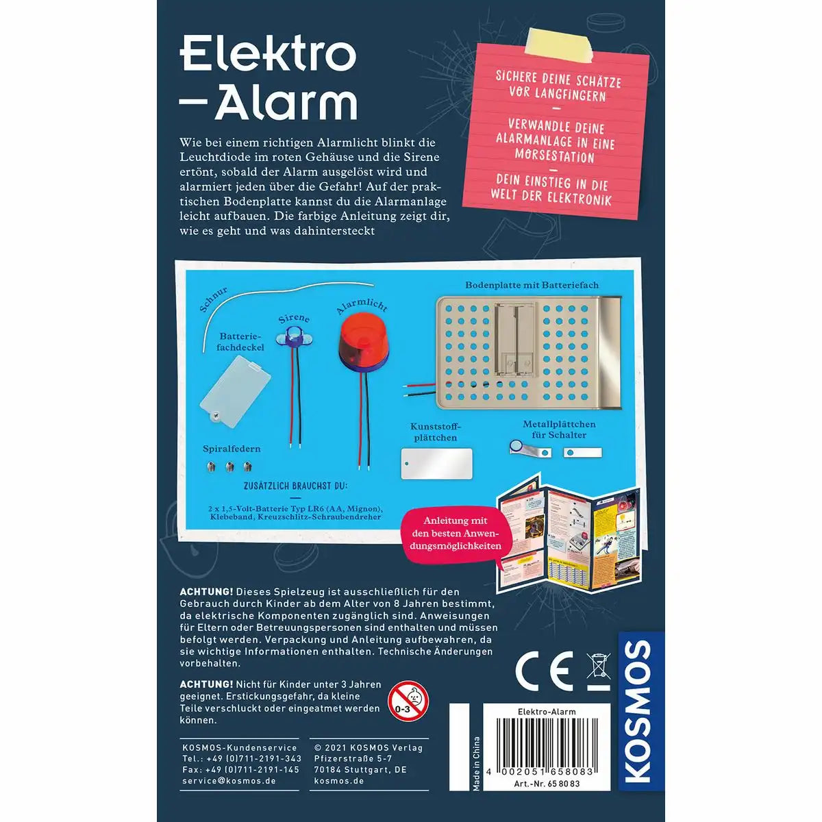 Experimentierkasten Elektroalarm