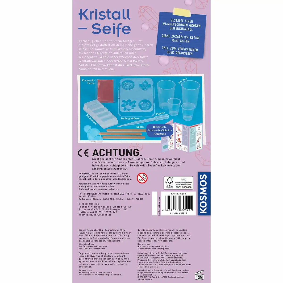 Experimentierkasten Kristall-Seife