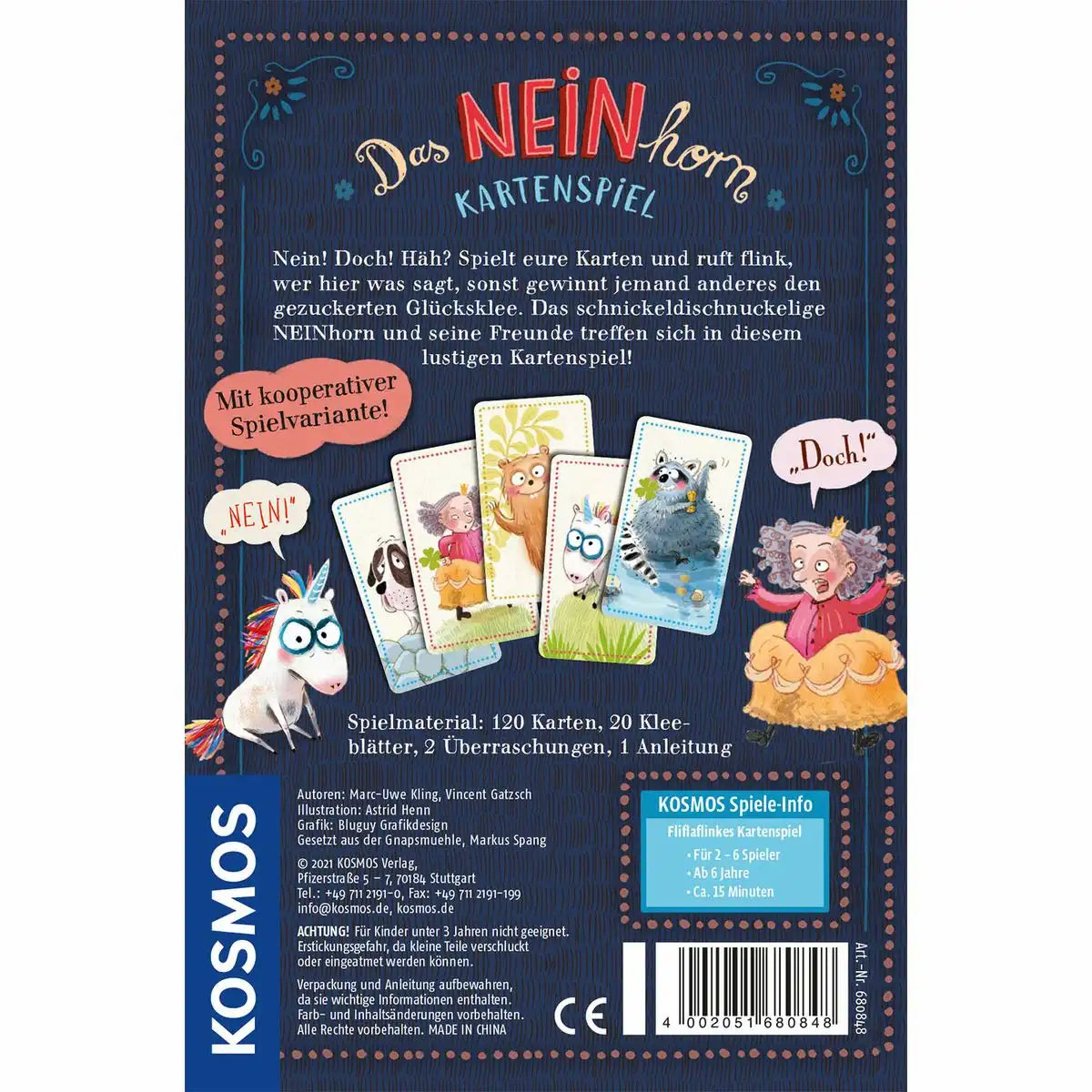 Kartenspiel Das NEINhorn