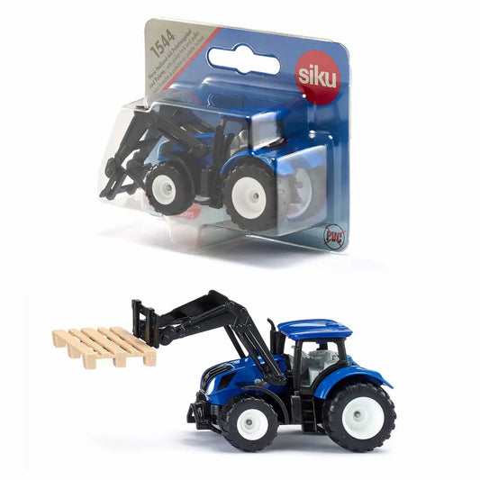 siku 1544 New Holland mit Palettengabel und Palette