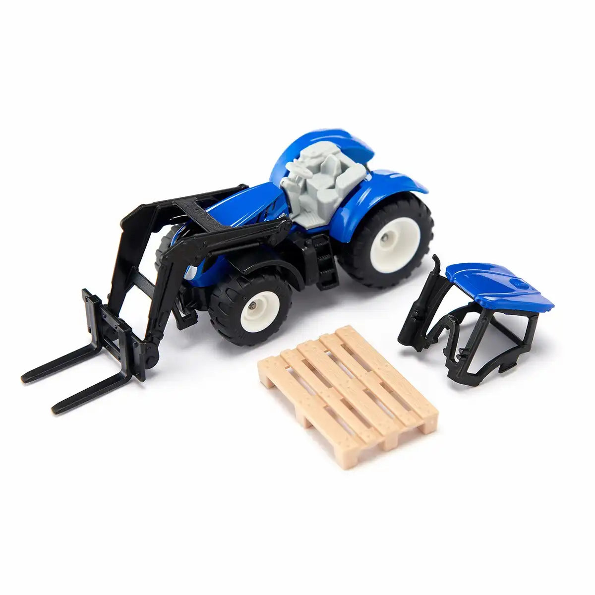 siku 1544 New Holland mit Palettengabel und Palette