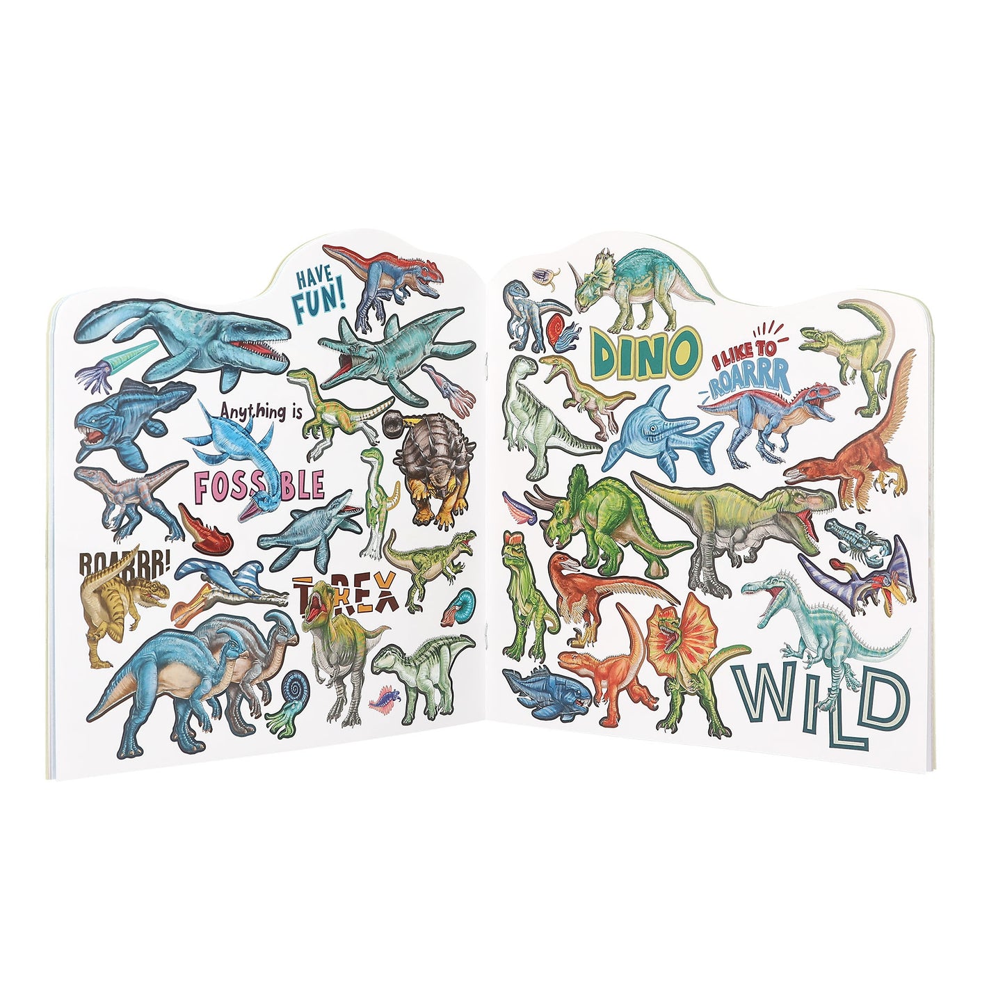Dino World Malbuch figürlich