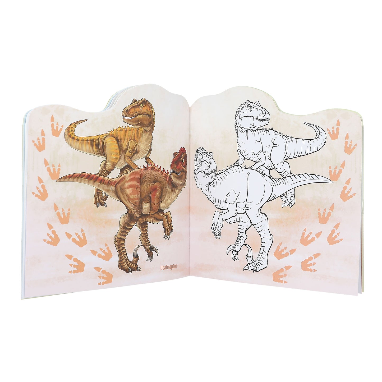 Dino World Malbuch figürlich