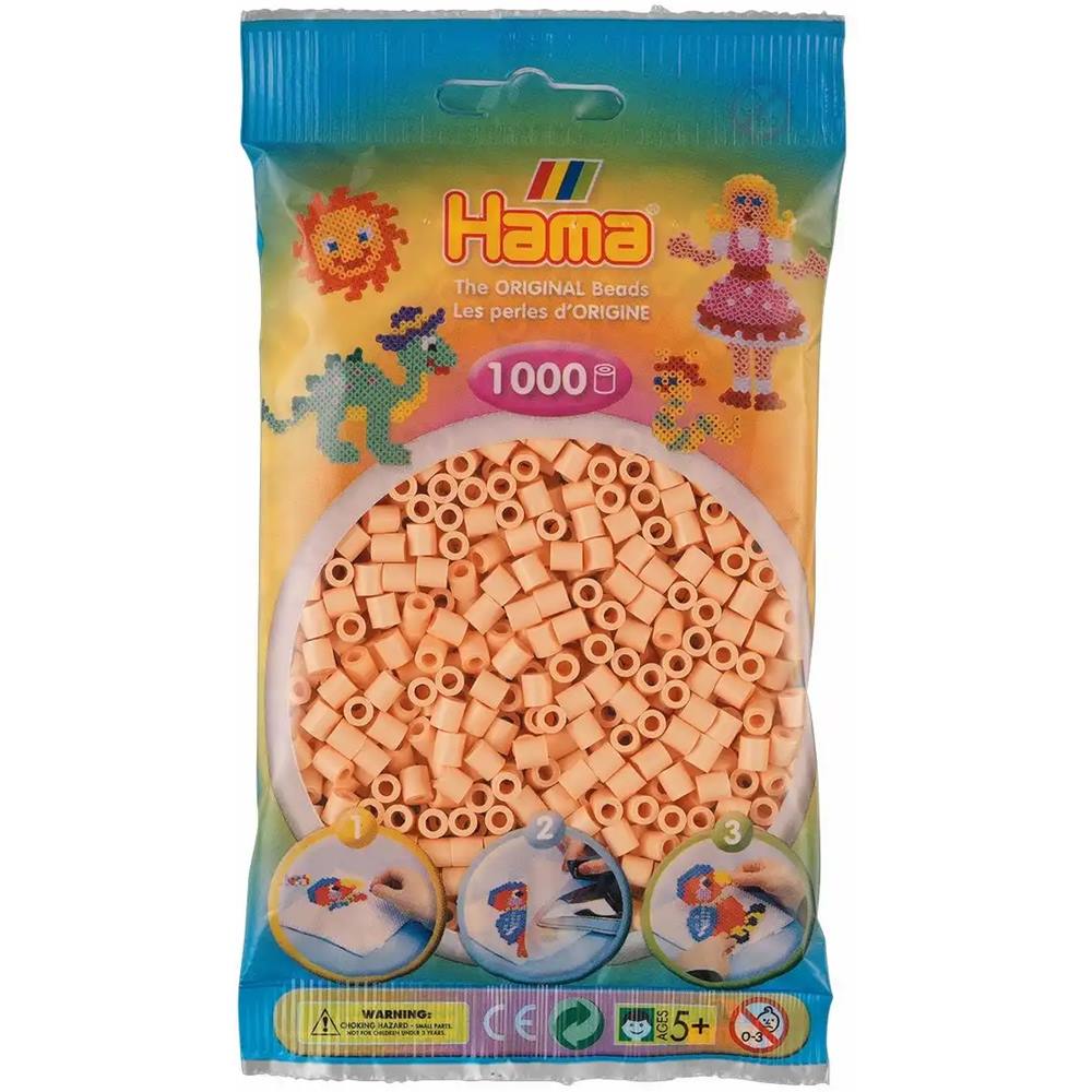 Hama Bügelperlen midi hautfarbe 1000 Stück Beutel