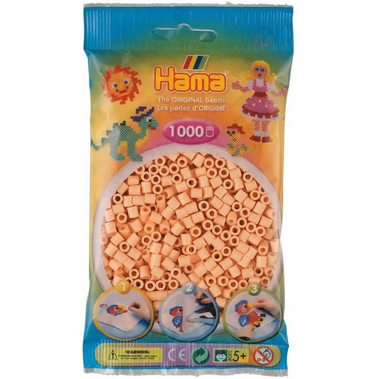 Hama Bügelperlen midi hautfarbe 1000 Stück Beutel
