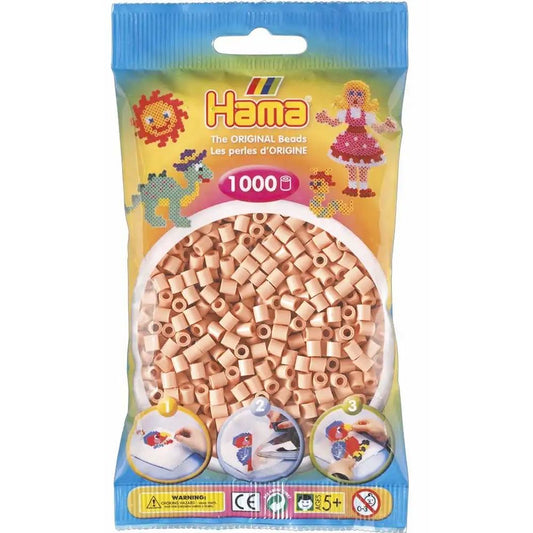 Hama Bügelperlen midi hautfarbe 1000 Stück Beutel