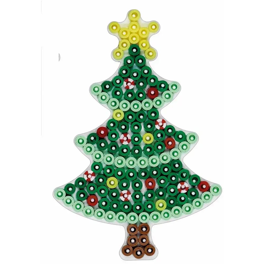 Hama Stiftplatte für Bügelperlen midi Weihnachtsbaum weiß