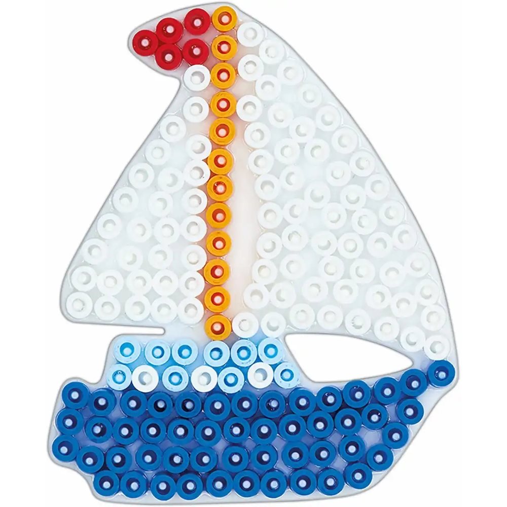 Hama Stiftplatte für Bügelperlen midi Segelboot