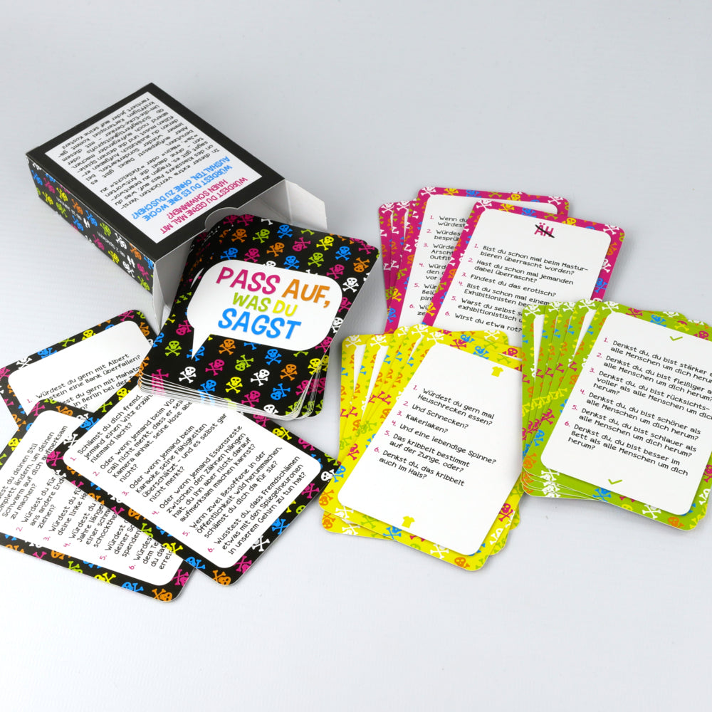 Kartenspiel Pass auf, was du sagst - Extreme