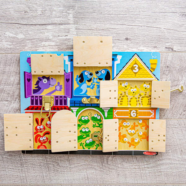 Melissa & Doug Schloss- und Verriegelungsspielbrett