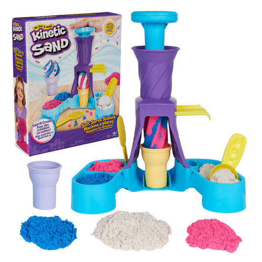 Kinetic Sand Soft Serve Ice Cream Station (397g)