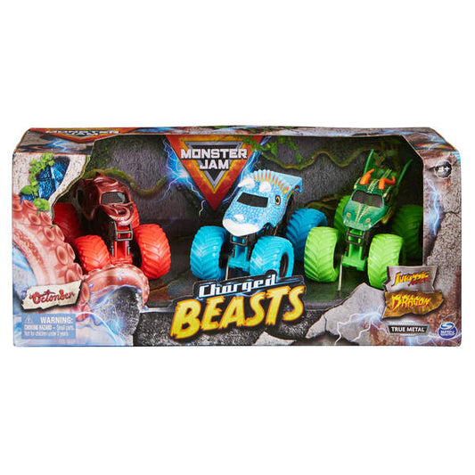 Monster Jam 3er-Pack „Charged Beasts“