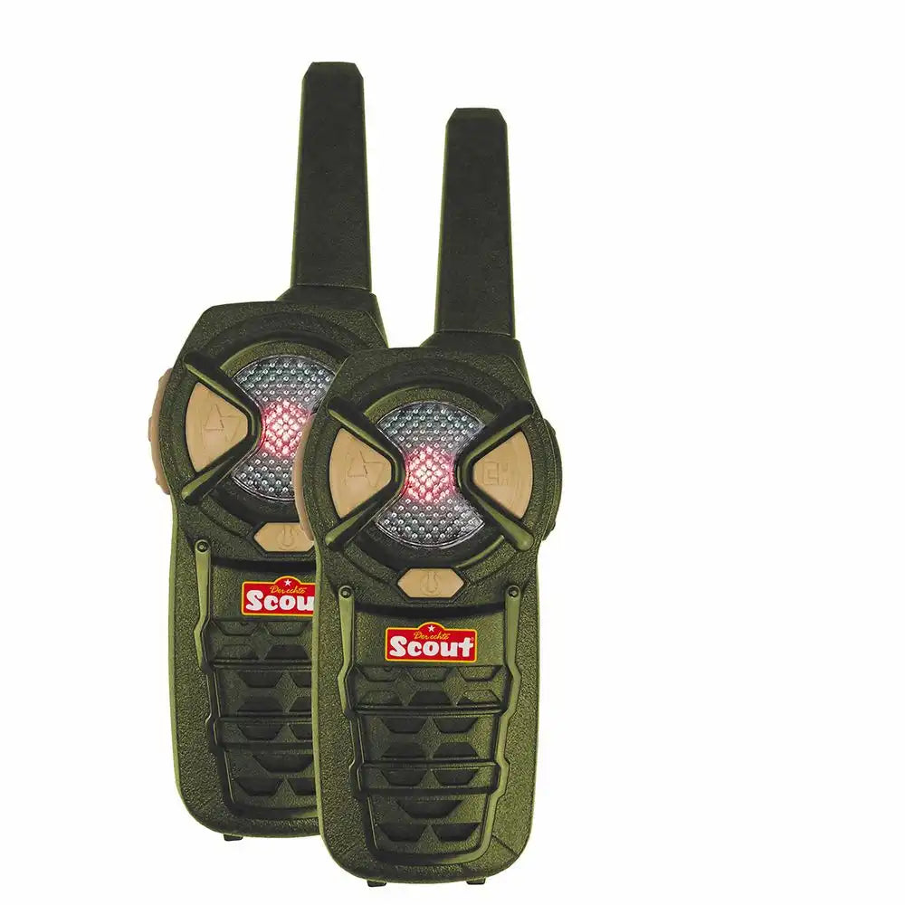 Scout Walkie Talkie Funksprechgeräte 5km Reichweite grün/rot 2 Stück