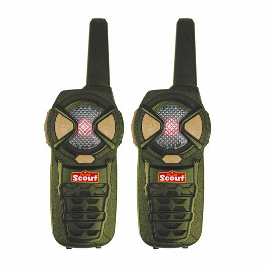 Scout Walkie Talkie Funksprechgeräte 5km Reichweite grün/rot 2 Stück