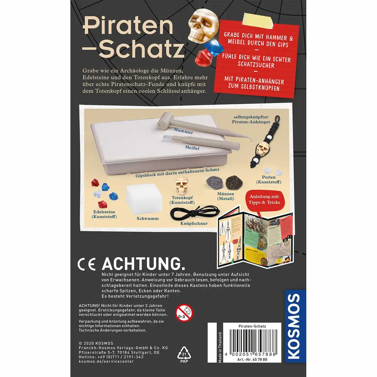 Ausgrabungsset Piraten-Schatz