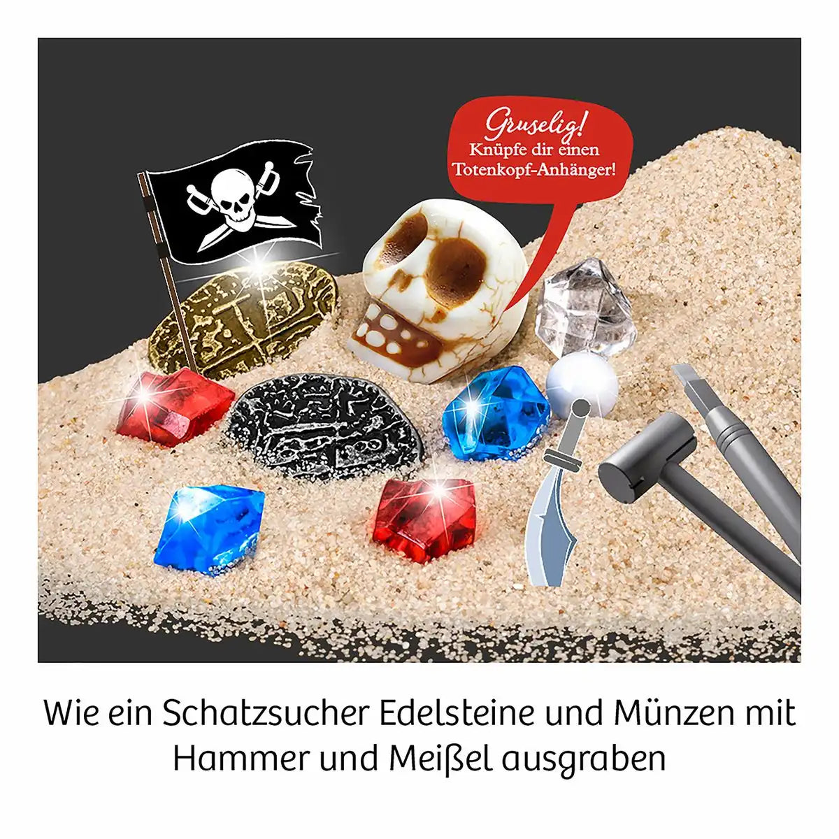 Ausgrabungsset Piraten-Schatz