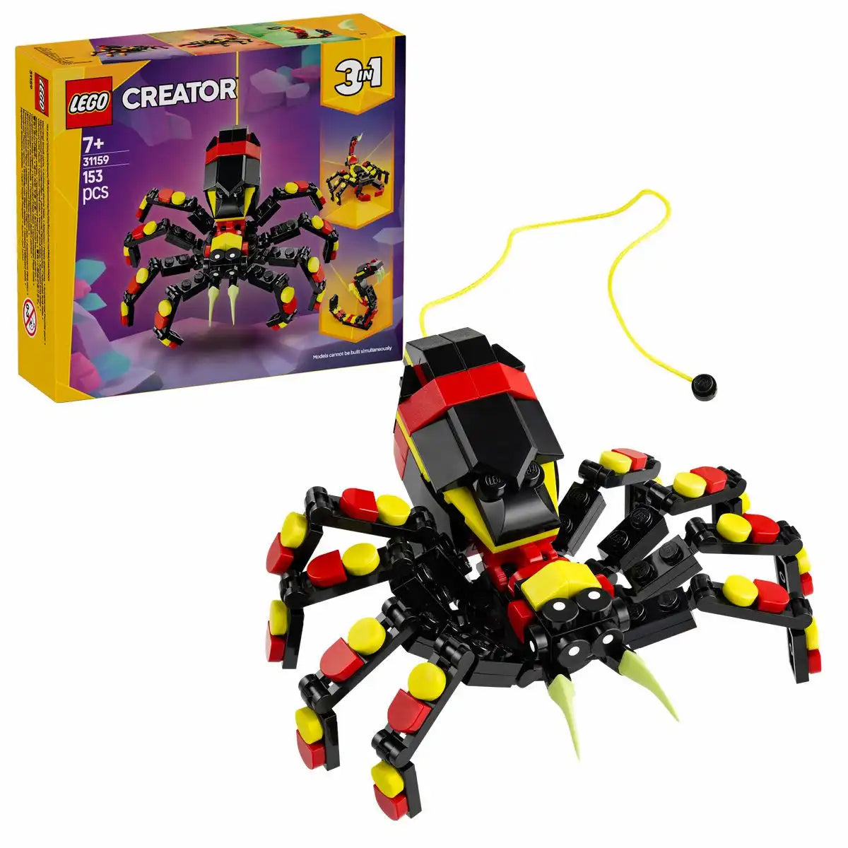 Lego 31159 Creator 3in1 Wilde Tiere Überraschungsspinne