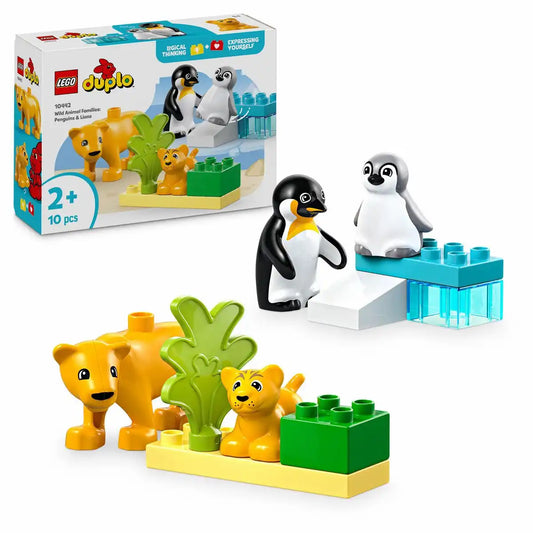 LEGO 10442 duplo Wildtier Familien Pinguine und Löwen