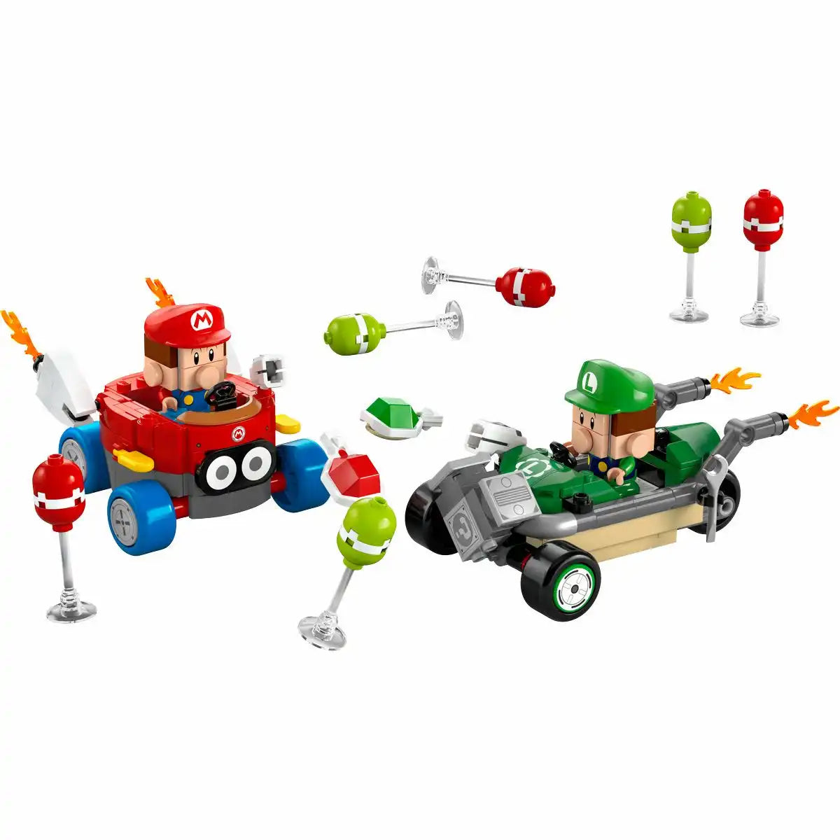 LEGO 72034 Super Mario Kart- Baby Mario vs. Baby Luigi