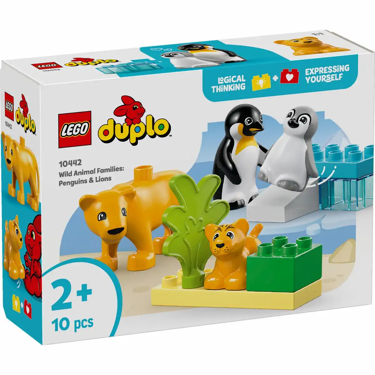 LEGO 10442 duplo Wildtier Familien Pinguine und Löwen