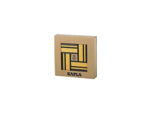 Kapla Buch + Farben Set Gelb Grün