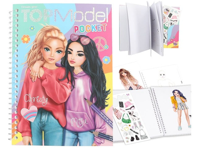 TOPModel Pocket Malbuch