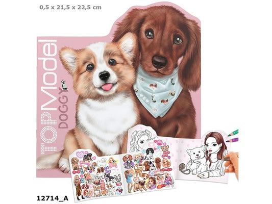 TOPModel Doggy Malbuch figürlich Kitty and Dog