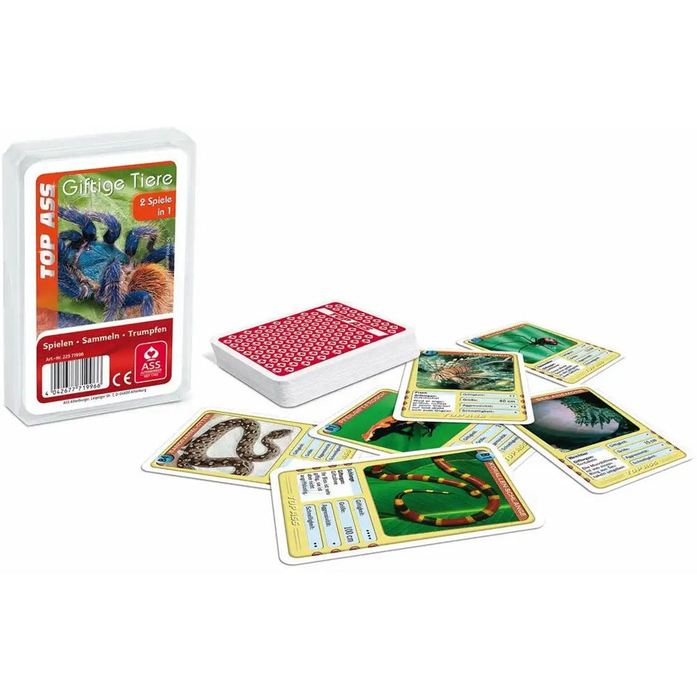 Kartenspiel Quartett Giftige Tiere