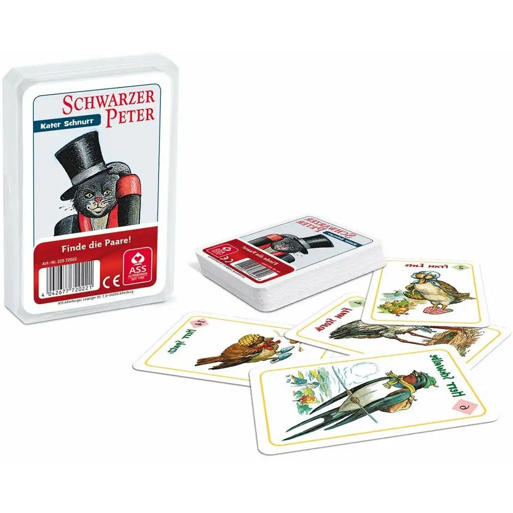 Kartenspiel Quartett Schwarzer Peter Kater Schnurr