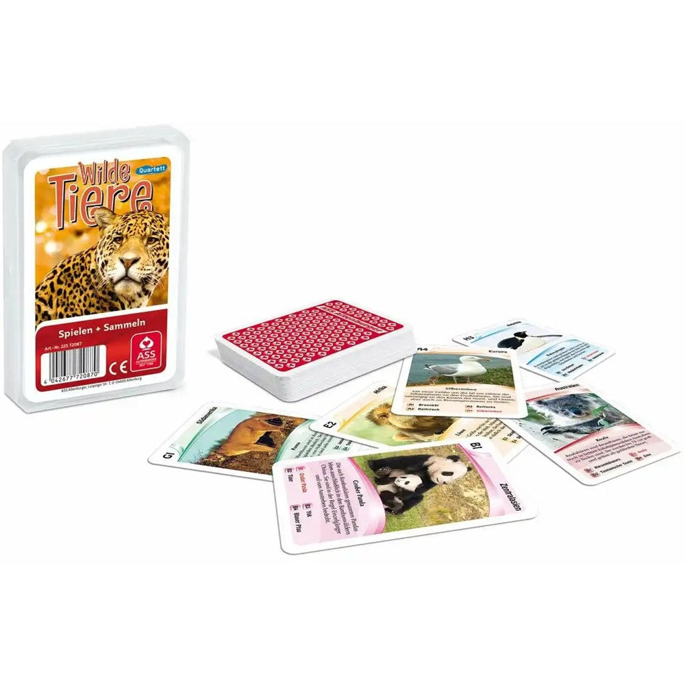 Kartenspiel Quartett Wilde Tiere