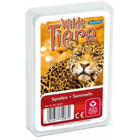 Kartenspiel Quartett Wilde Tiere