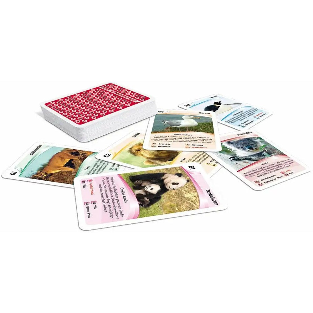 Kartenspiel Quartett Wilde Tiere