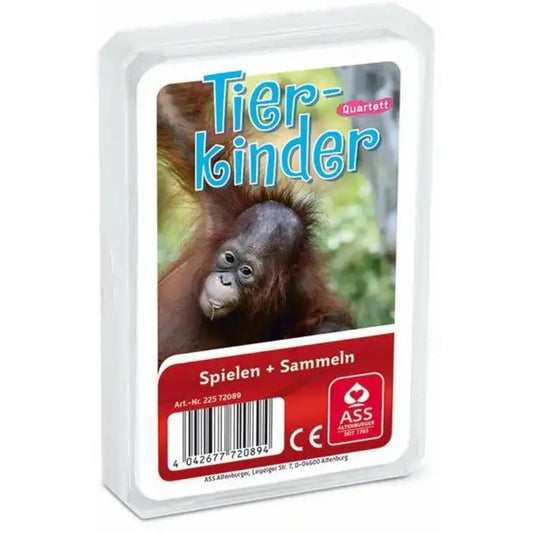 Kartenspiel Quartett Tierkinder