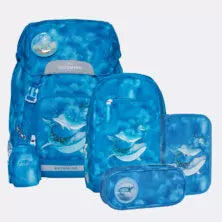 Beckmann Classic 22L Schulrucksack-Set 6tlg Ocean