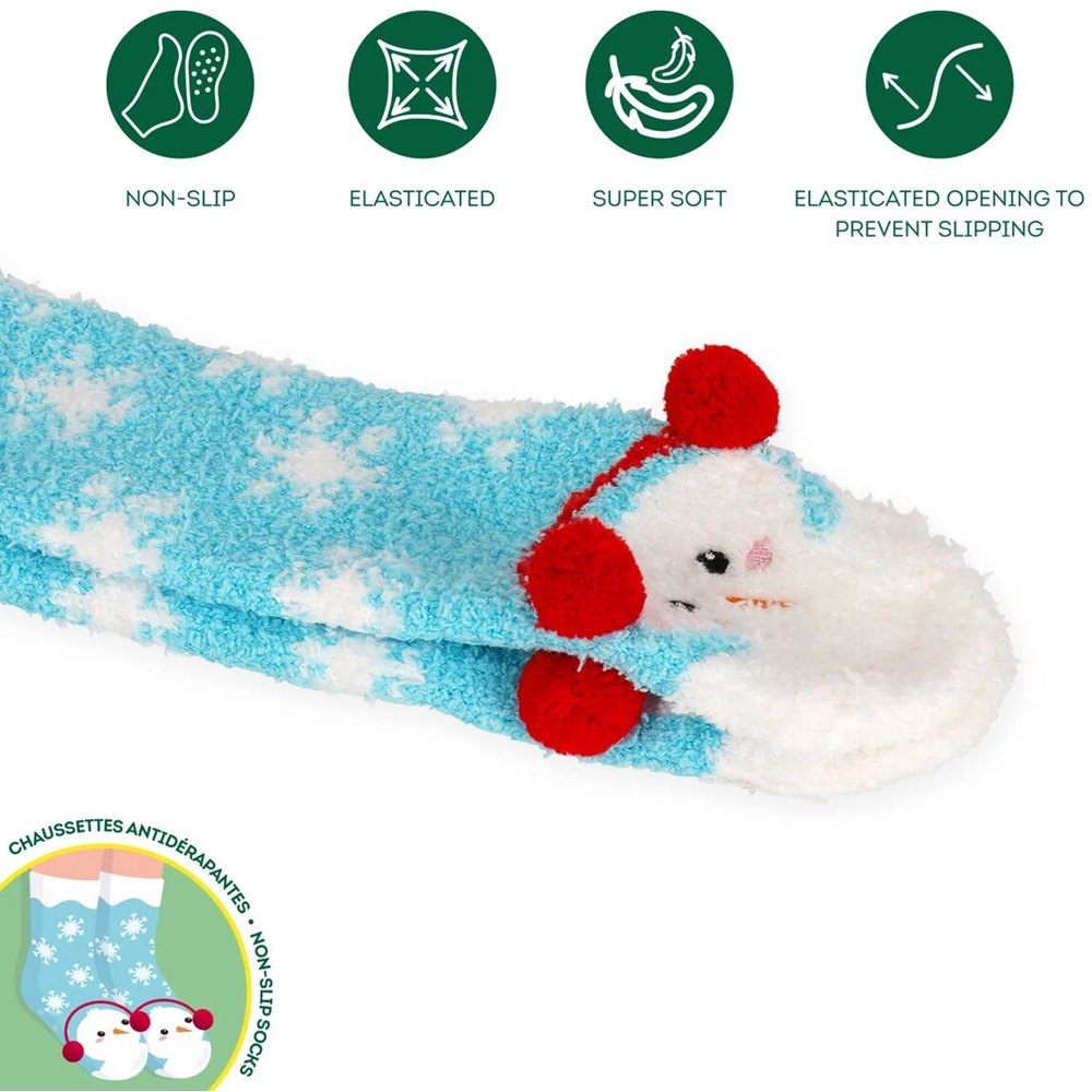 Legami Rutschfeste Socken Snowman Größe: 26-34