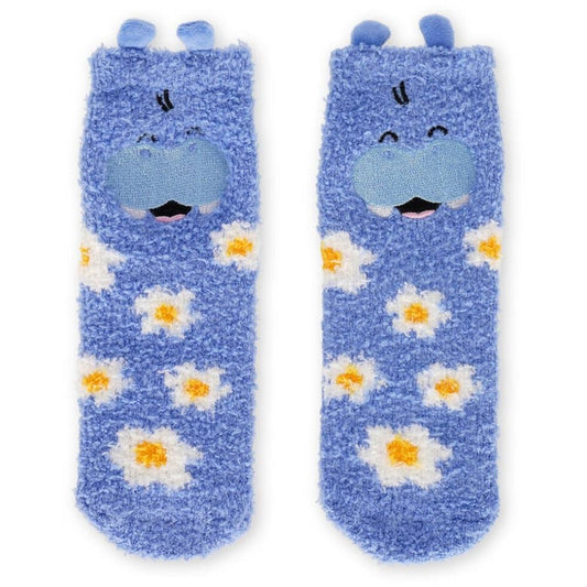Legami Rutschfeste Socken Hippo Größe: 35-42