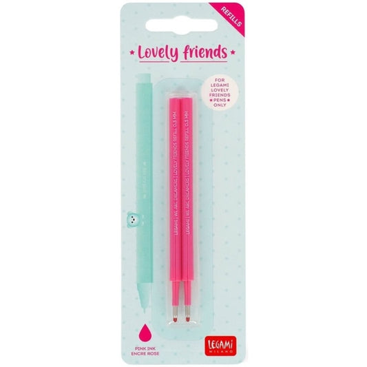Legami Gelstift Lovely Friends Refill Set Pink
