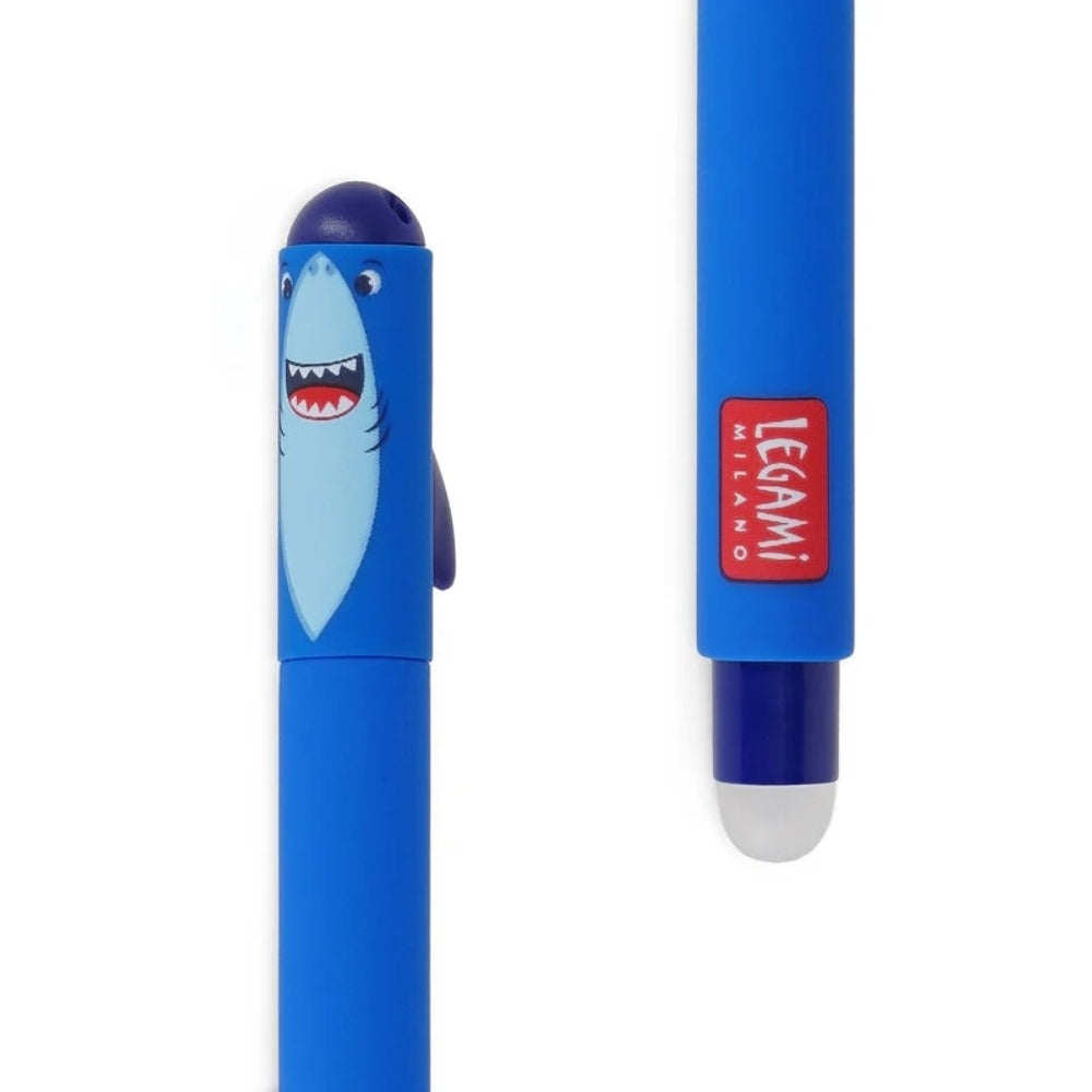 Legami Löschbarer Gelstift Shark - Blue Ink